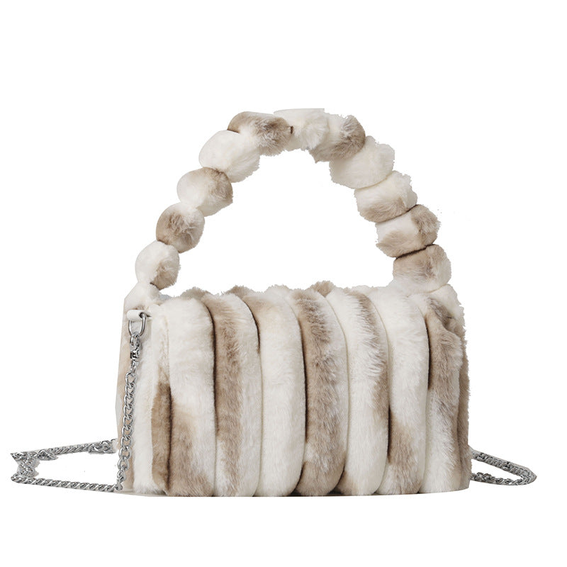 Wholesale 2023 Autumn and Winter Plush Handheld Crossbody Bag