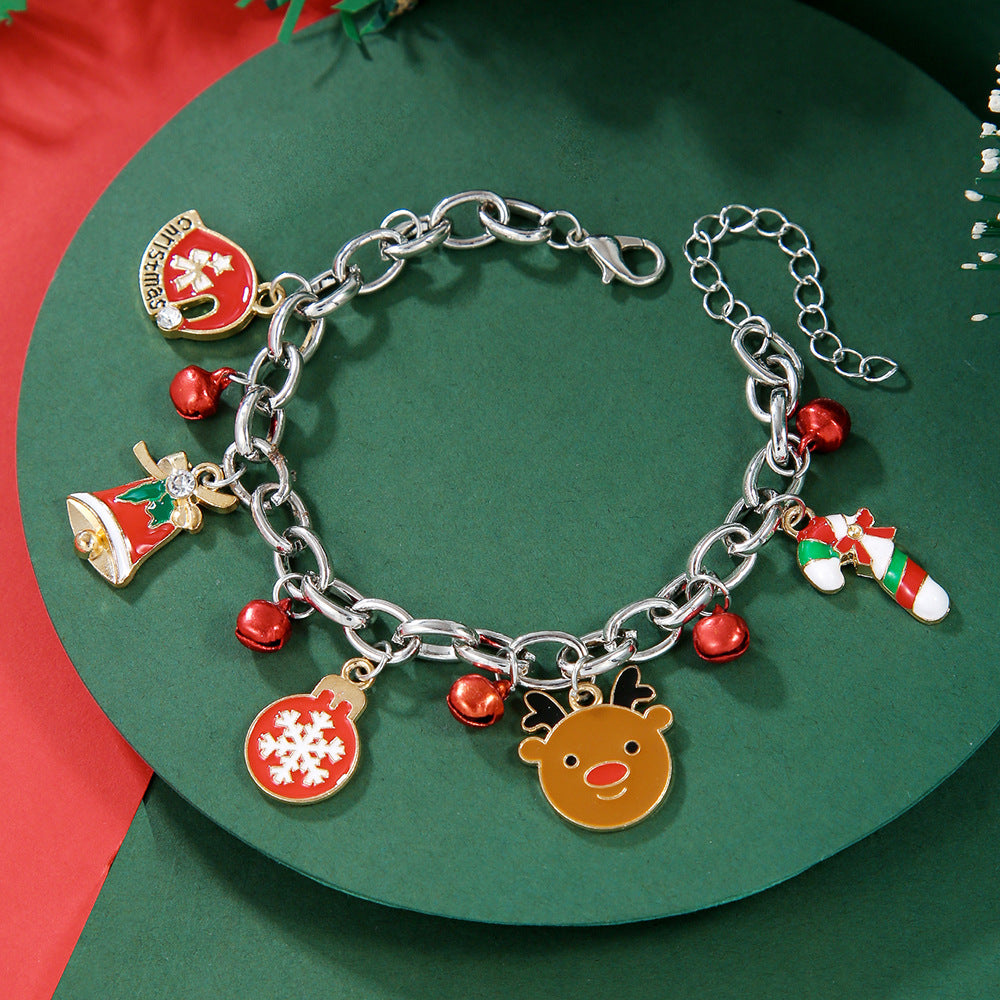 Wholesale Christmas bell  bracelets