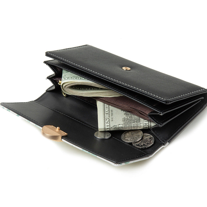 Wholesale Long PU Zipper Large Capacity Wallet