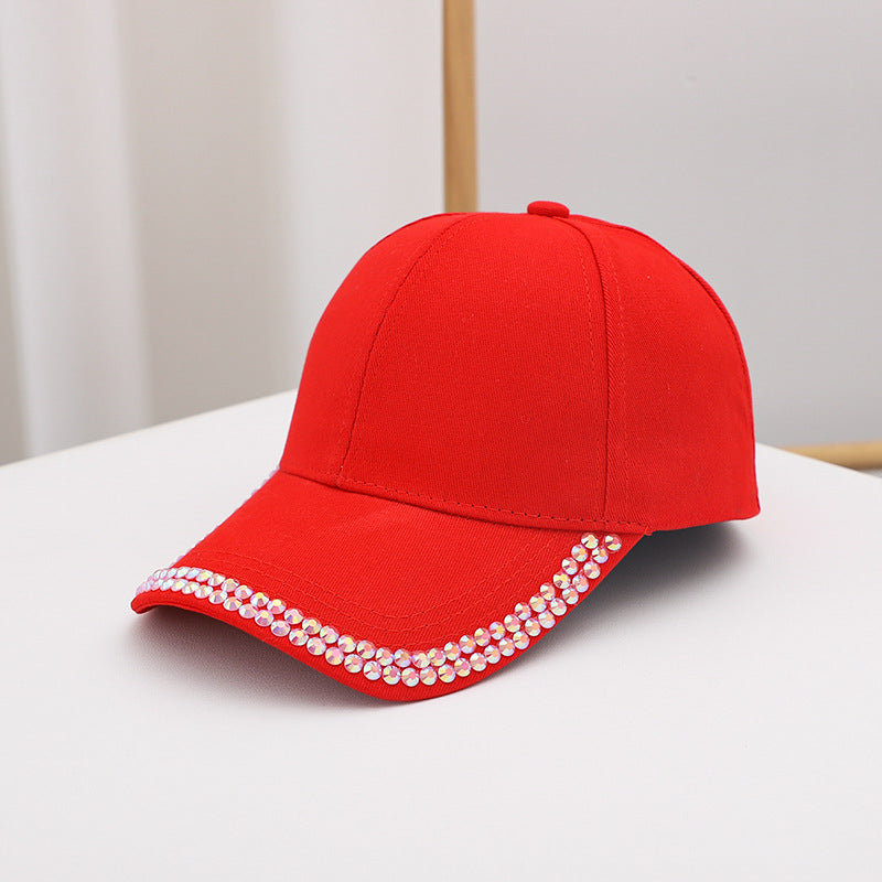 Wholesale Spring and summer women' s baseball cap with rhinestone starfish