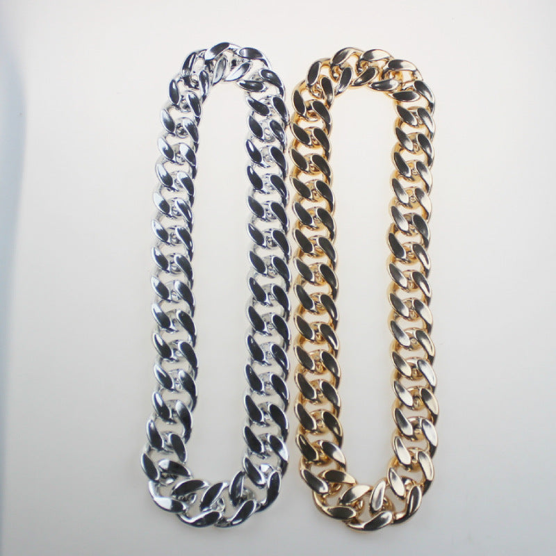 Wholesale Hip Hop Cuban Plastic ABS Necklaces