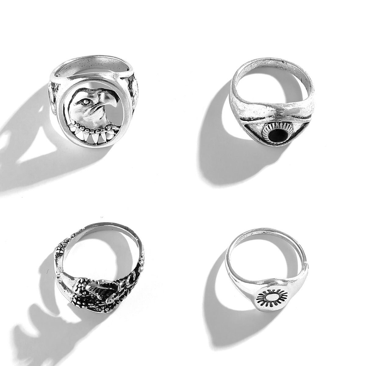 Wholesale Men's Vintage Fashion Alloy Rings