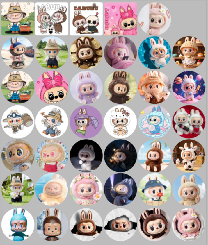 Wholesale 30pcs Luminous printed silicone beads DIY Accessories