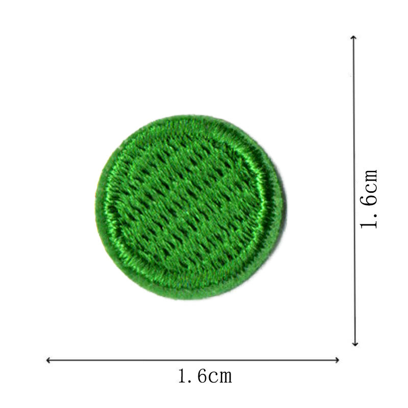 Wholesale Round Classic Computer Embroidered Flower Patch Applique