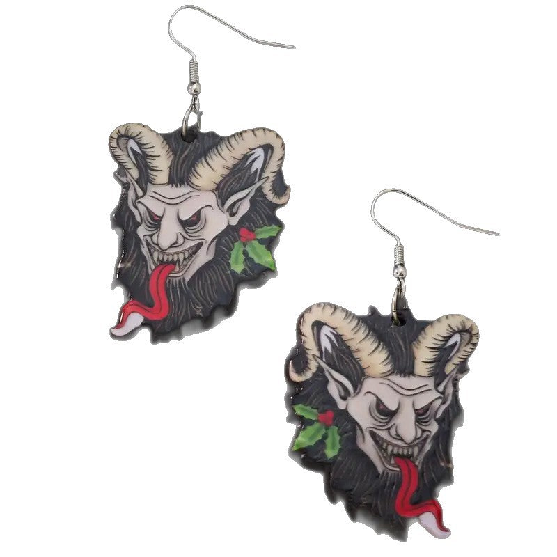 Wholesale  Horror Acrylic Flat Earrings