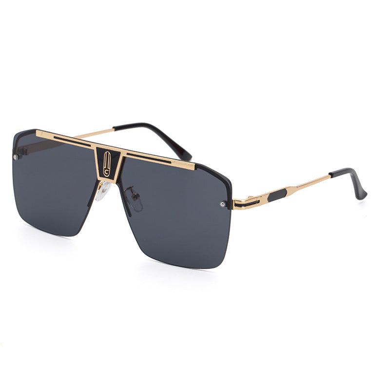 Wholesale PC Large Square Frame Men's Sunglasses