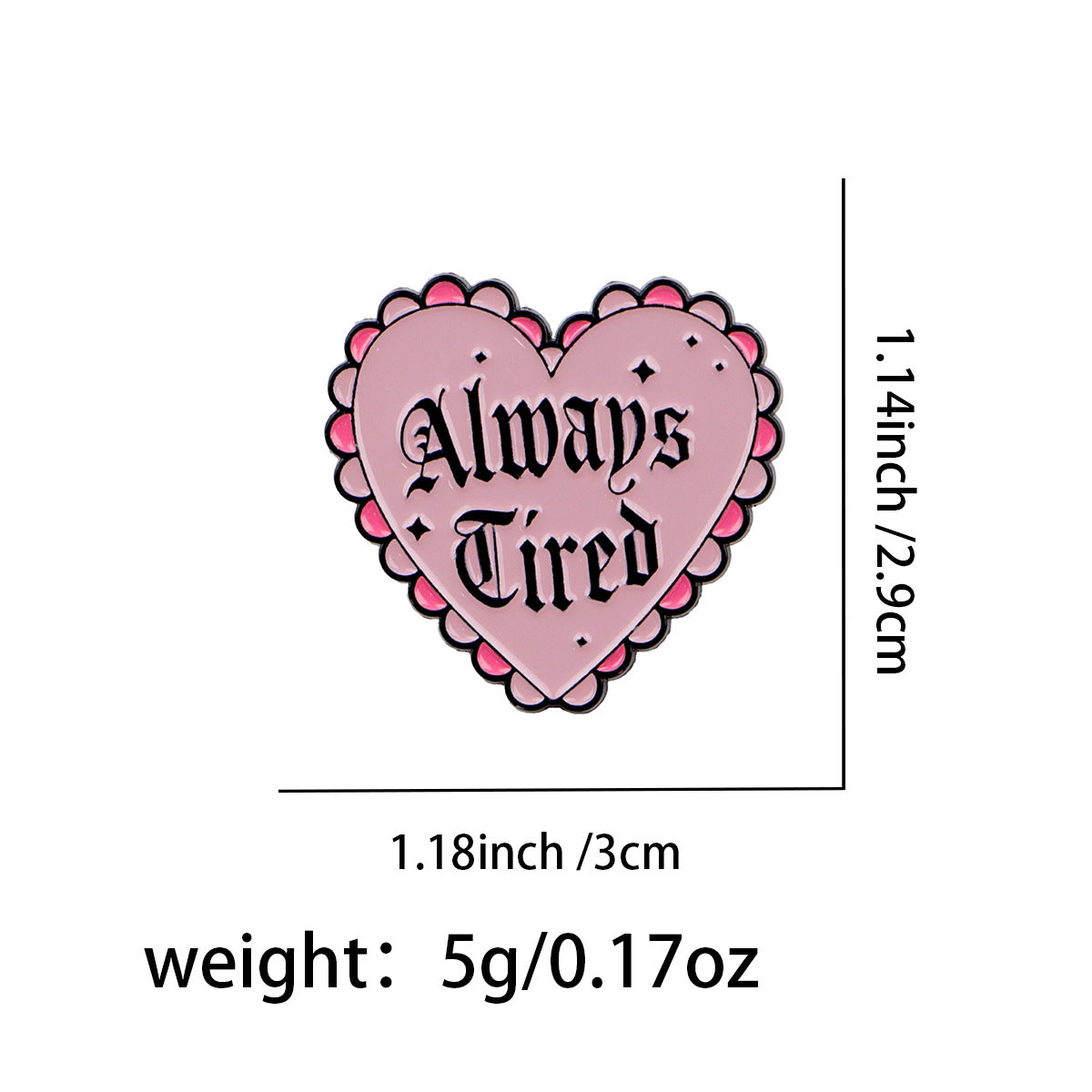 Wholesale Quote Brooch Cartoon Metal Badge Accessories