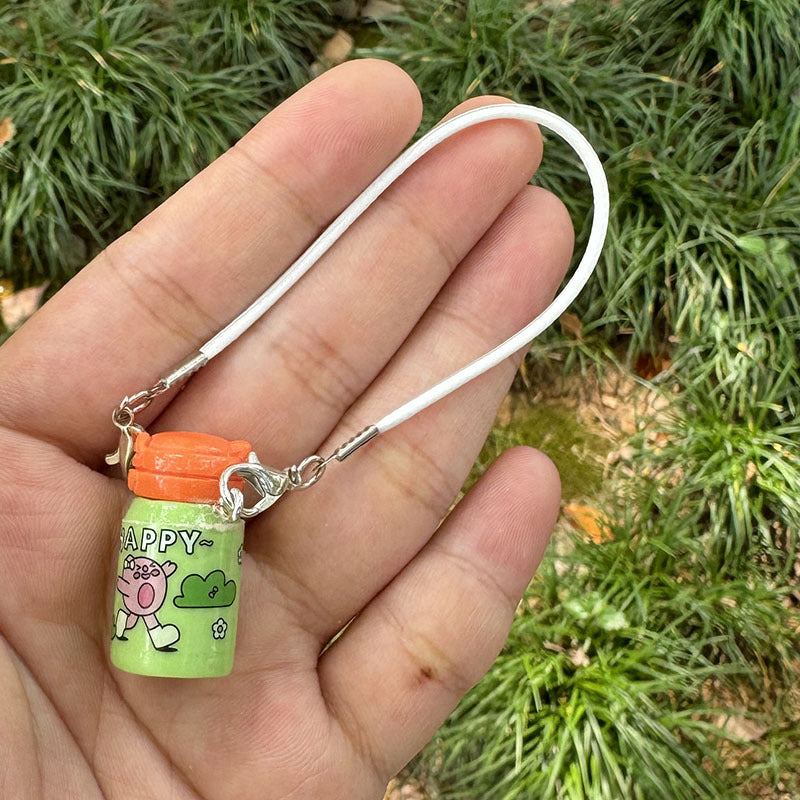 Wholesale Mini kettle thermos cup pendant cute small bottle doll accessories