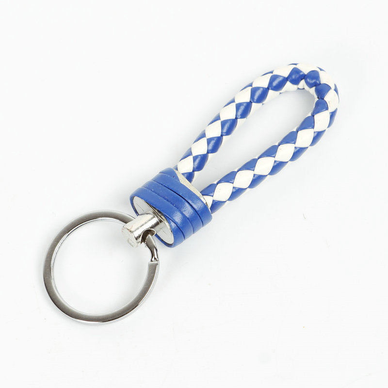 Wholesale Braided Color Leather Rope Keychain