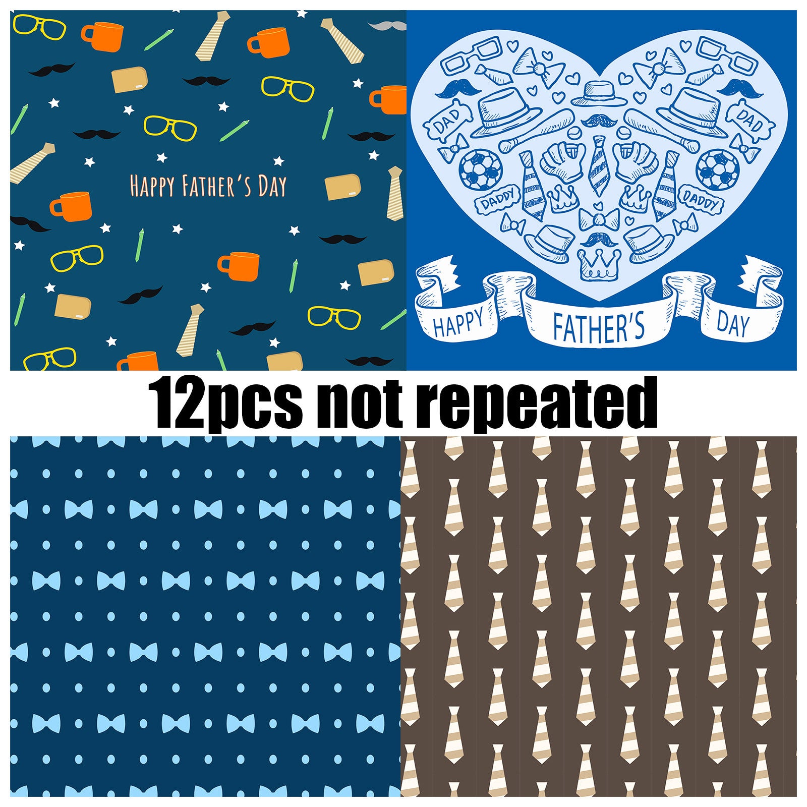 Wholesale of Father's Day Decorative Material Paper