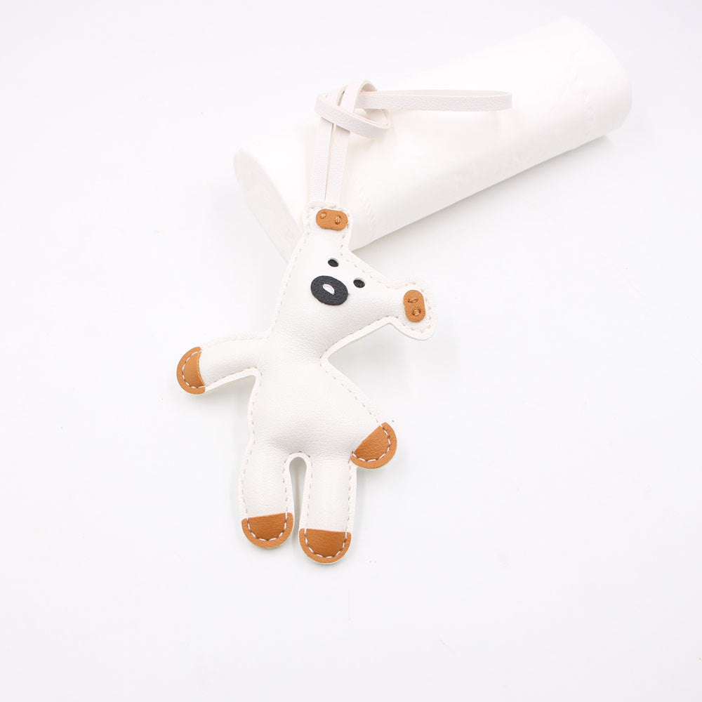 Wholesale Trendy Bean Bear Bag Charm Coffee Artificial Leather Cartoon  Pendant Purse Keychain Gift Resale