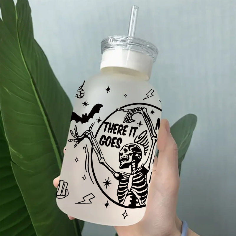 Wholesale Skeleton bow 16oz Cup UV DTF Wraps