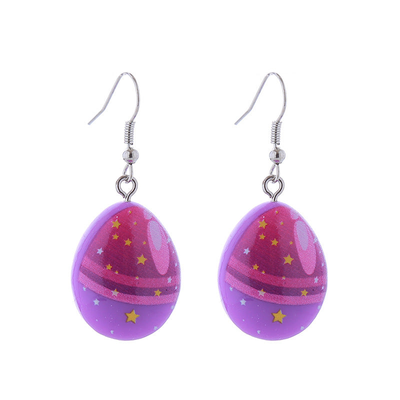 Wholesale Easter Cartoon Rabbits, Carrots, Easter Eggs, Chicks, Plastic Earrings