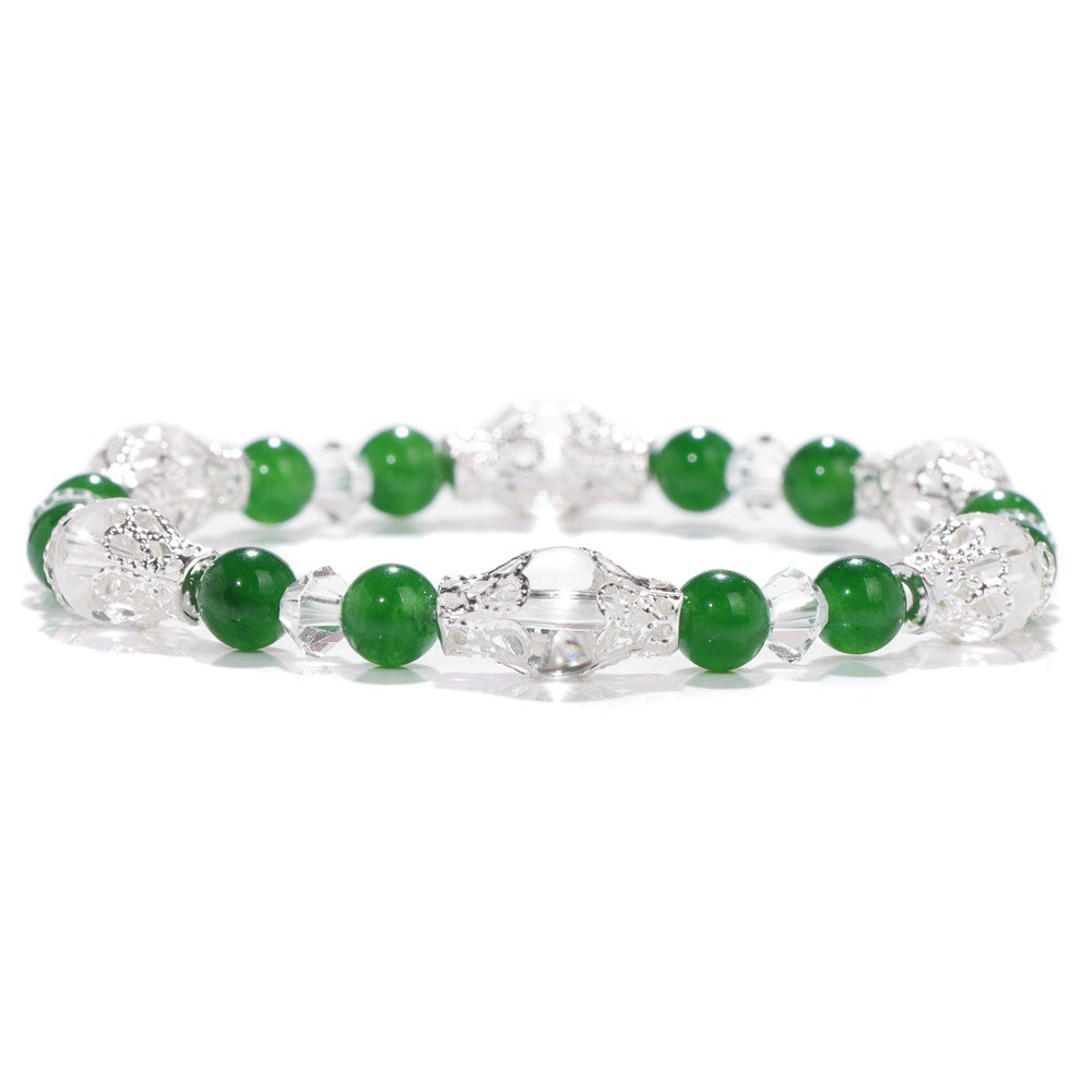 Wholesale Agate Crystal Elastic Cord Bracelet