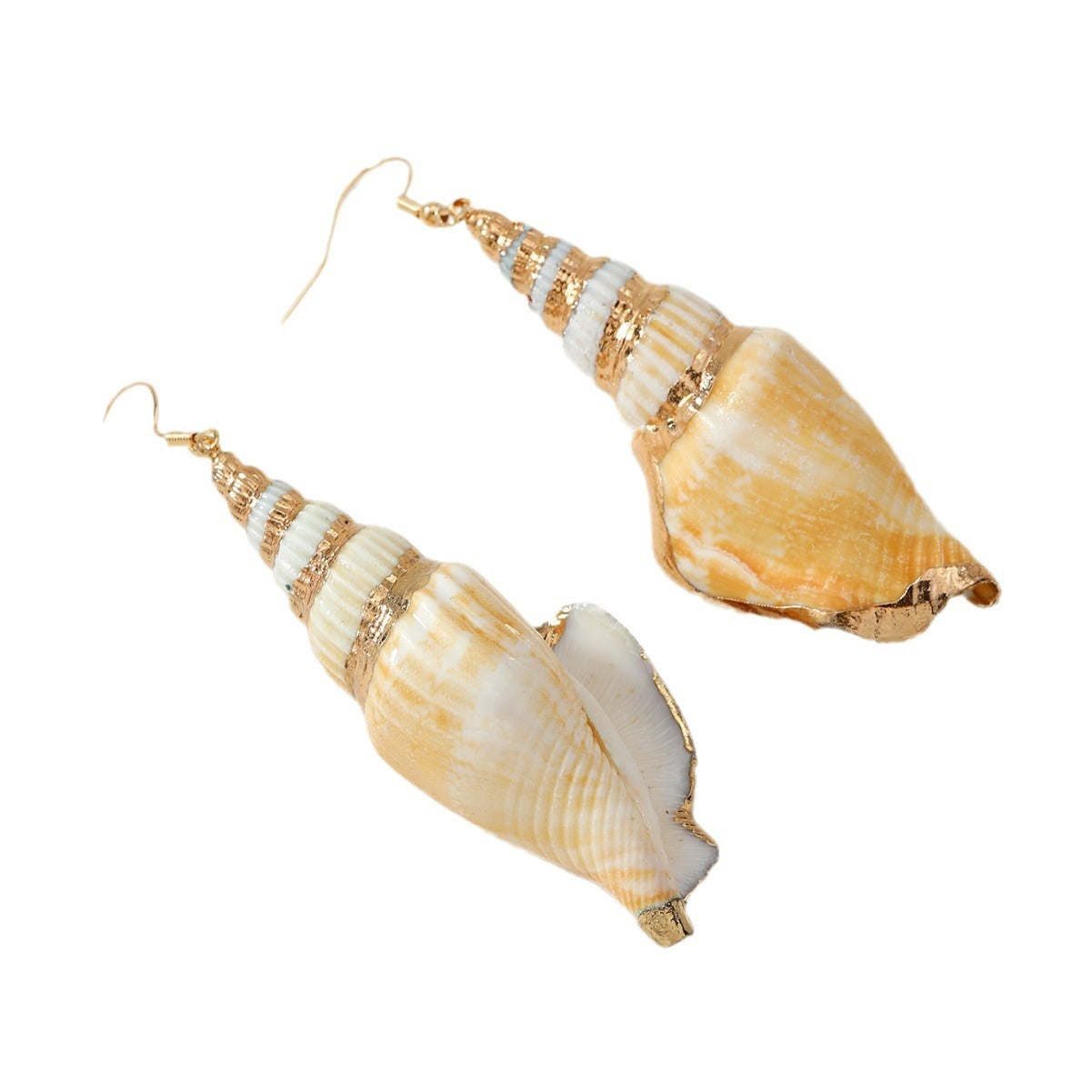 Wholesale Conch shell earrings exaggerated earrings summer