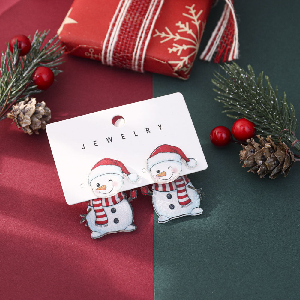 Wholesale Christmas Acrylic Earrings