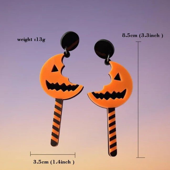Wholesale Christmas Pumpkin Ghost Magic Boiler Earrings
