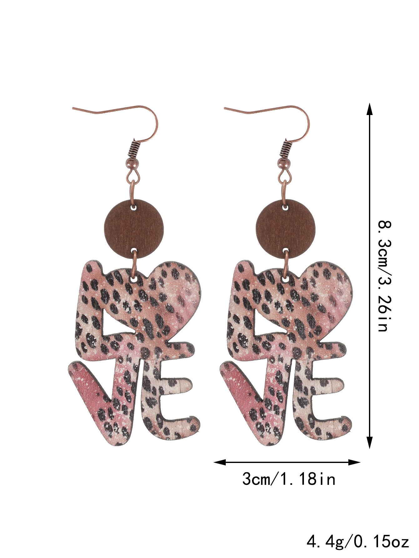 Wholesale Valentine' s Day Love Cherry Wine Glass Earrings