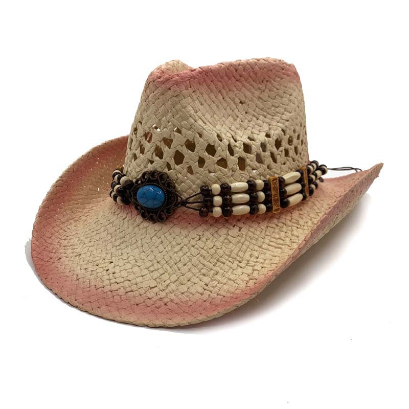 Wholesale Ethnic Style Hollowed Out Western Straw Woven Cowboy Hats