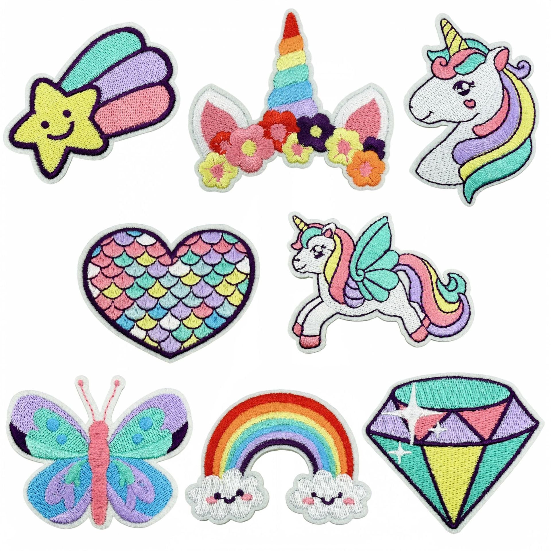 Wholesale Cartoon Mermaid Embroidered Patch