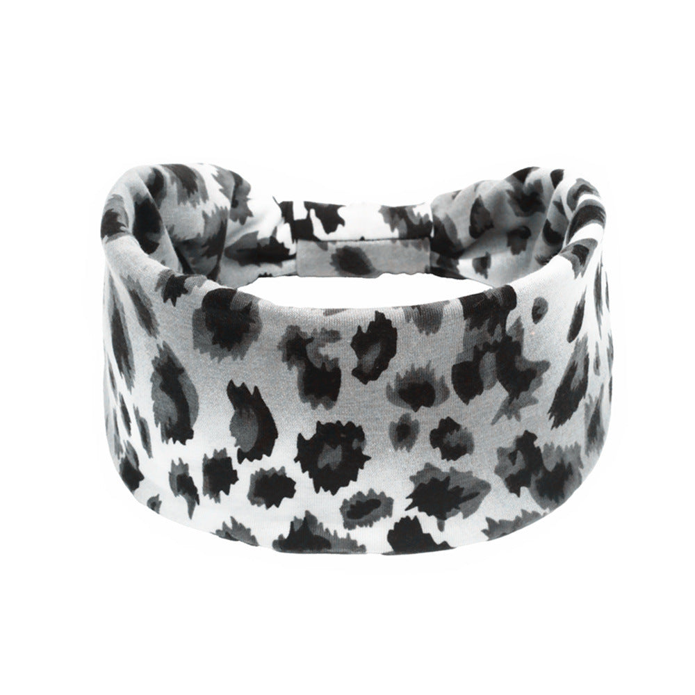 Wholesale Non-slip Bohemian Leopard Print Headband