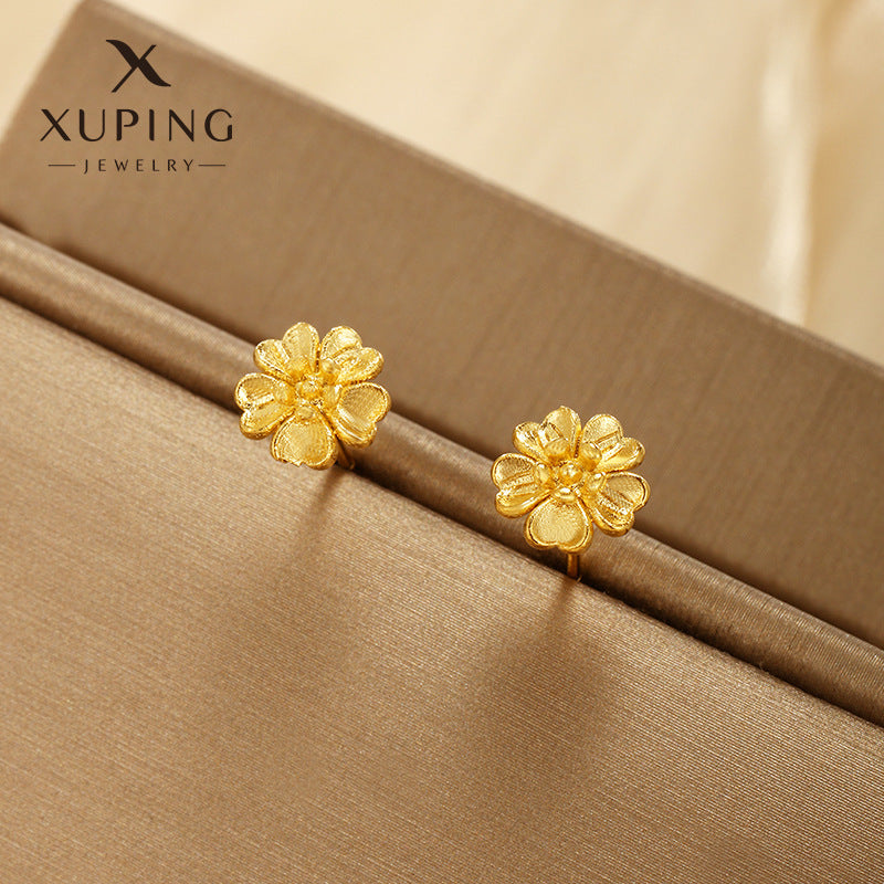Wholesale Fairy Style Plants Flowers Vintage Simple Style Design Earstuds