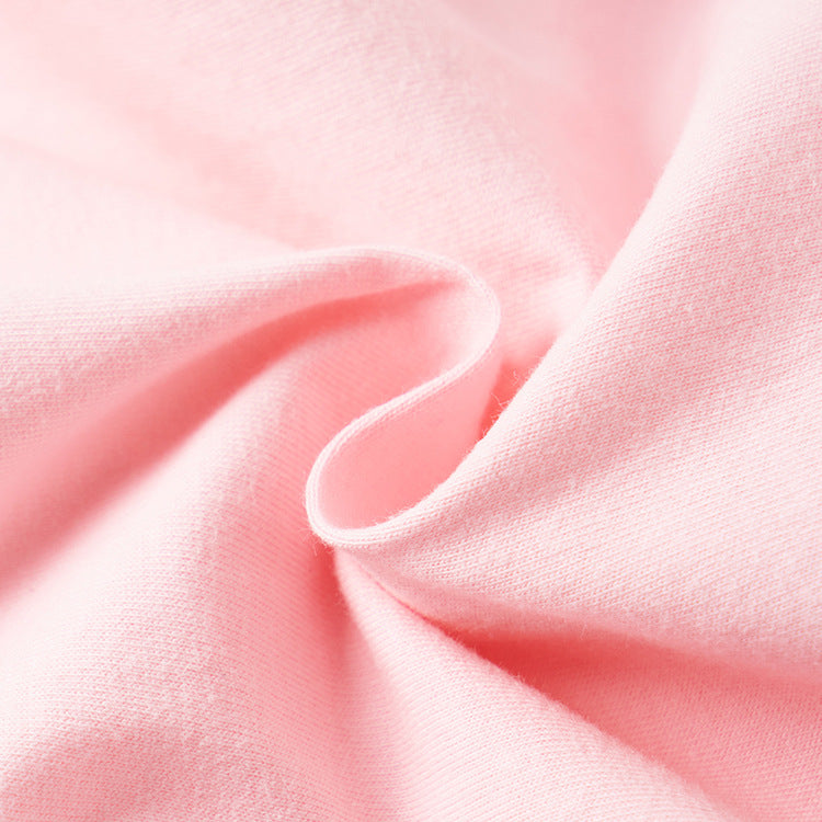 Wholesale Girls Rabbit Print Half Sleeve Tops