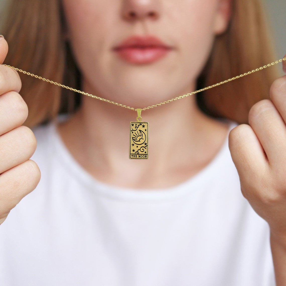 Wholesale Tarot pendant necklace stainless steel necklace