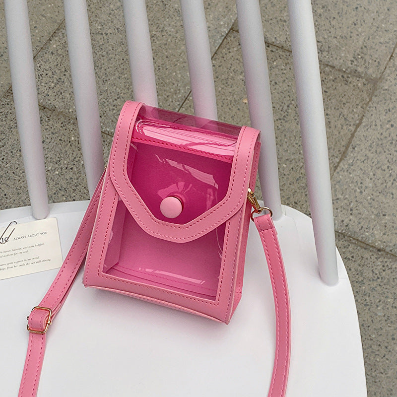 Wholesale PU Solid Color Mini Phone Bag