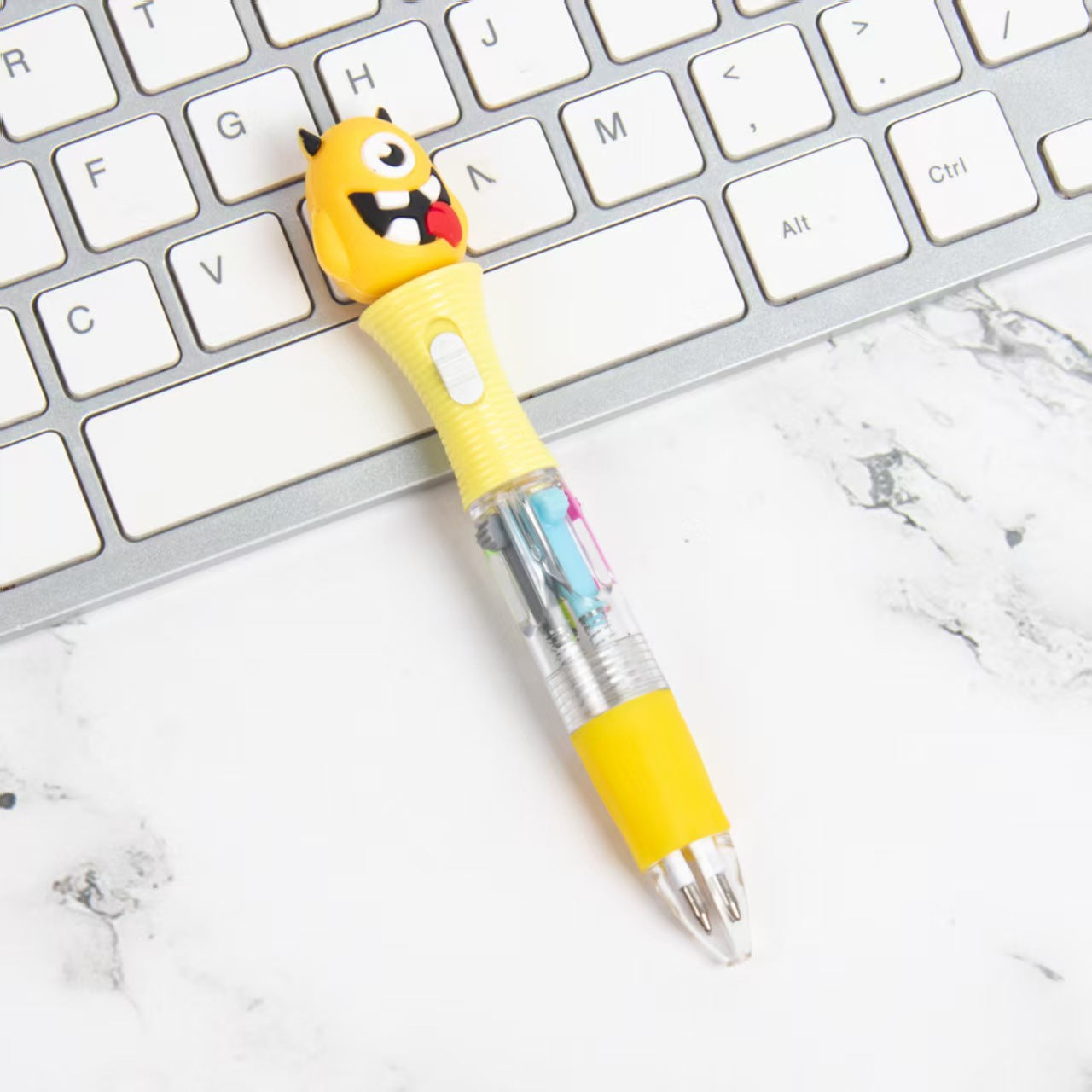 Wholesale 2pcs  Supply Cartoon Mini Four Color Pen special