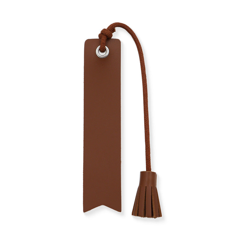 Wholesale  leather tassel bookmark