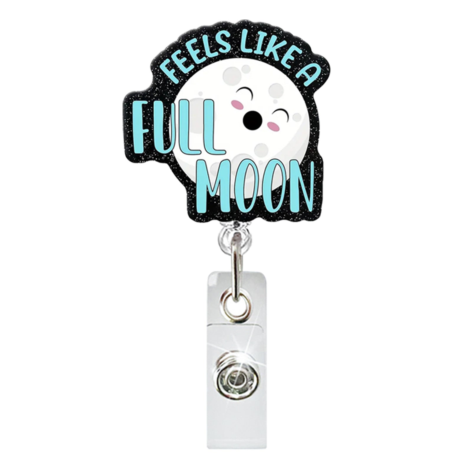 Wholesale Acrylic glitter doctor and nurse ID buckle easy pull buckle