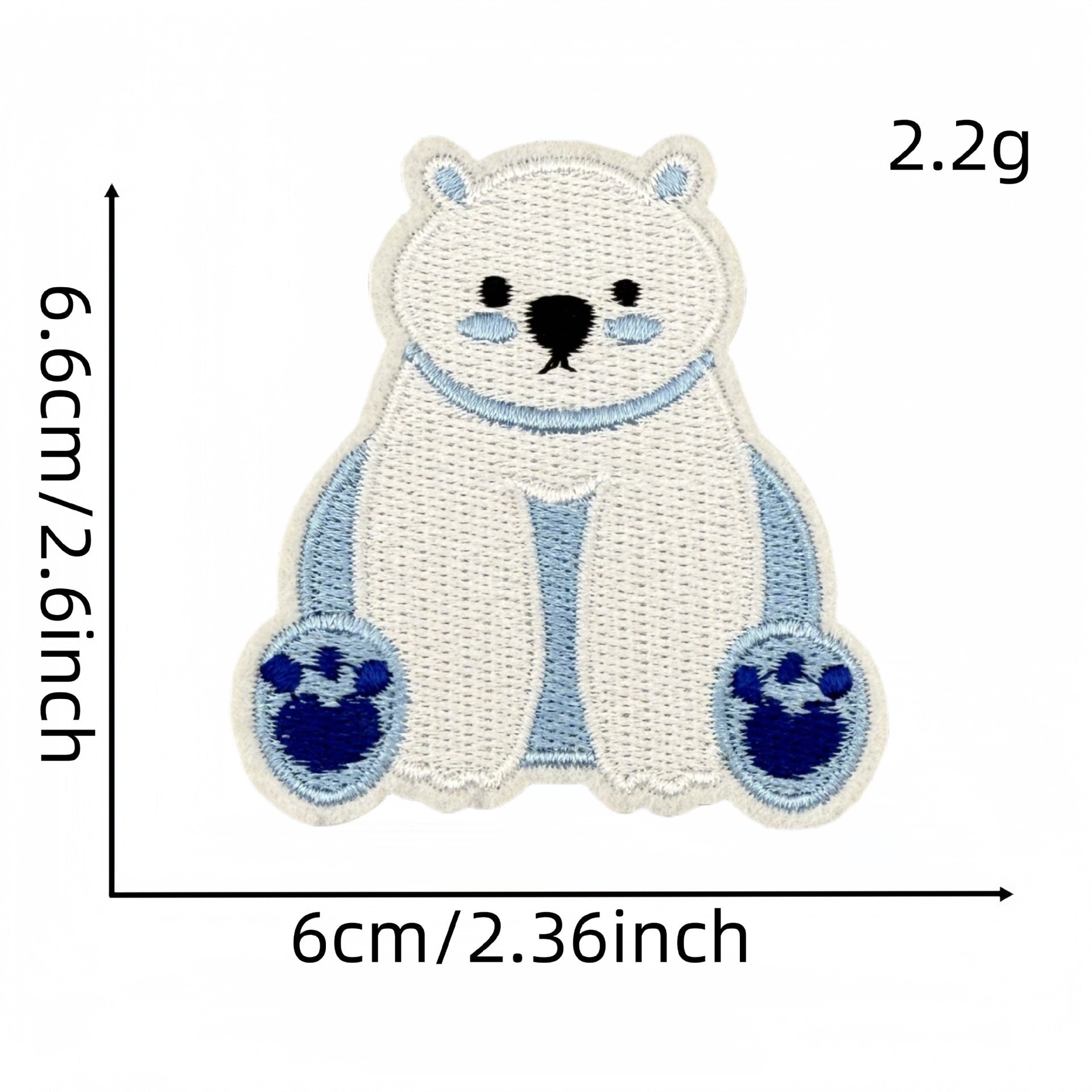 Wholesale Blue Snowflake Cartoon Penguin Animal Embroidery DIY Patches