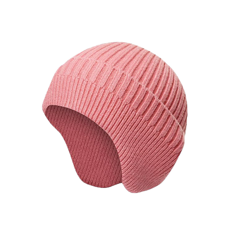 Wholesale Autumn and Winter Thick Warm Ear Protection Men's and Women's Outdoor Cold Proof Pullover Knitted Hat