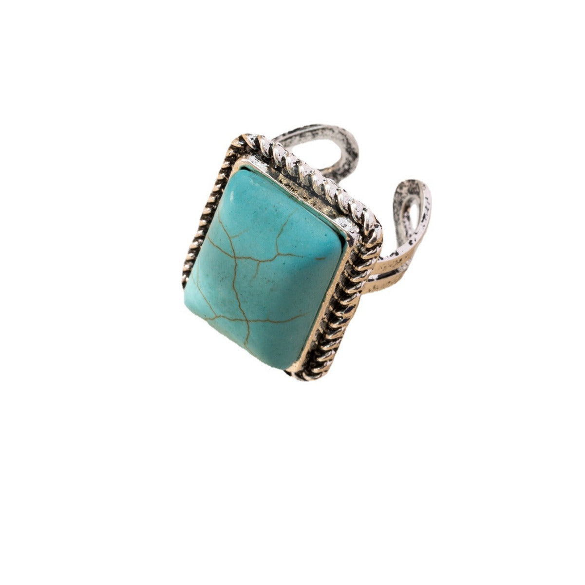 Wholesale Vintage Personalized Turquoise Ring