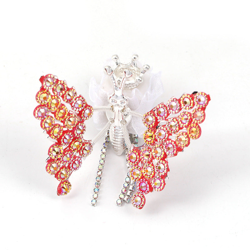 Wholesale 10pcs Heavy Industry Diy Rhinestone Wings Butterfly Beads
