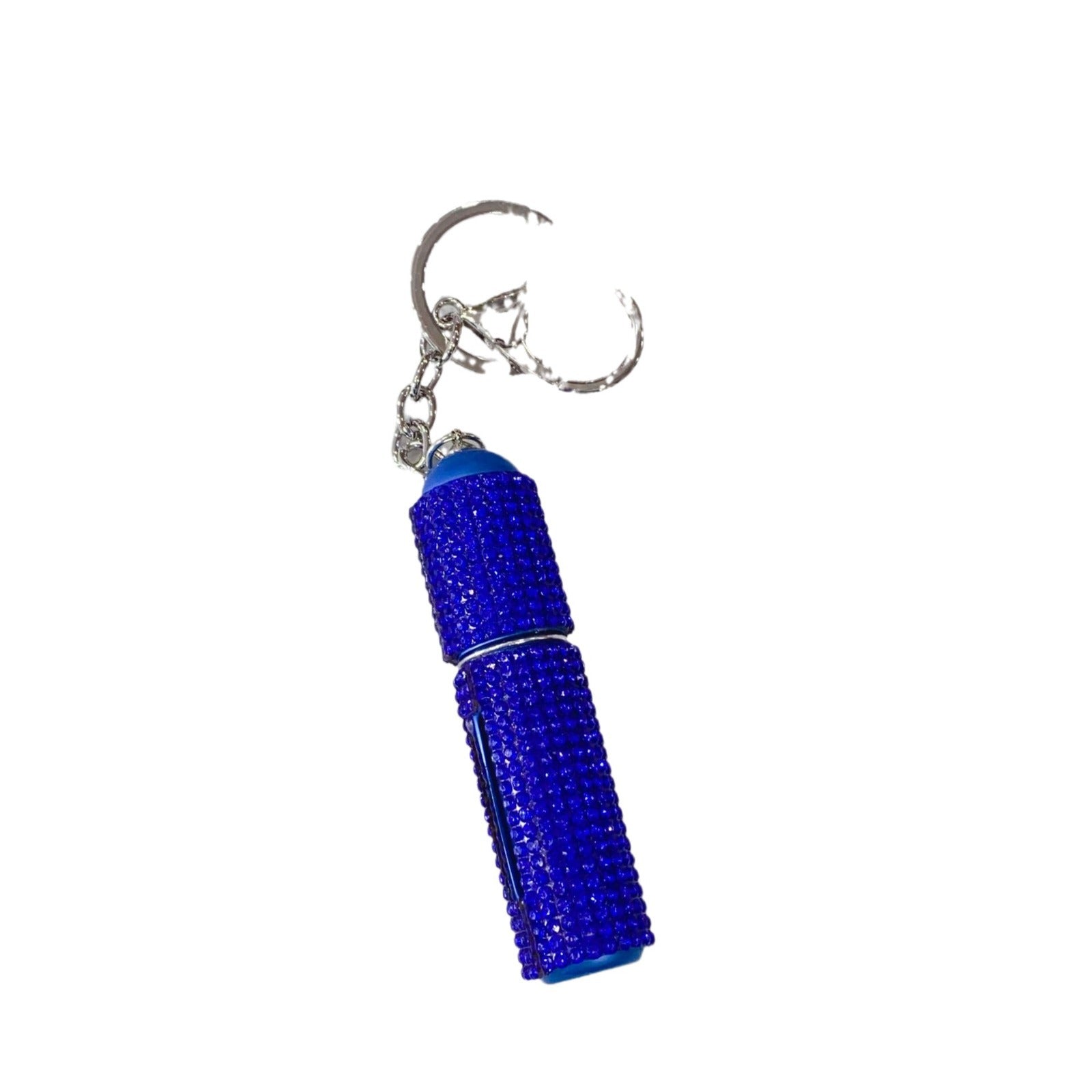 Wholesale Rhinestone Perfume Subpackage Plastic Keychain