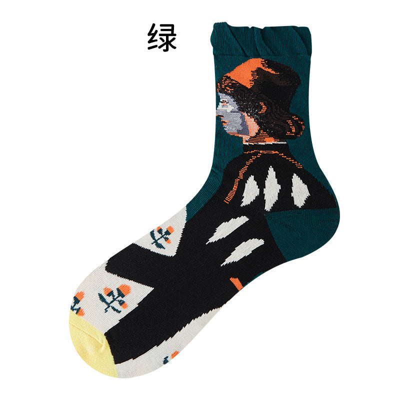 Wholesale British Style Polyester Cotton Socks