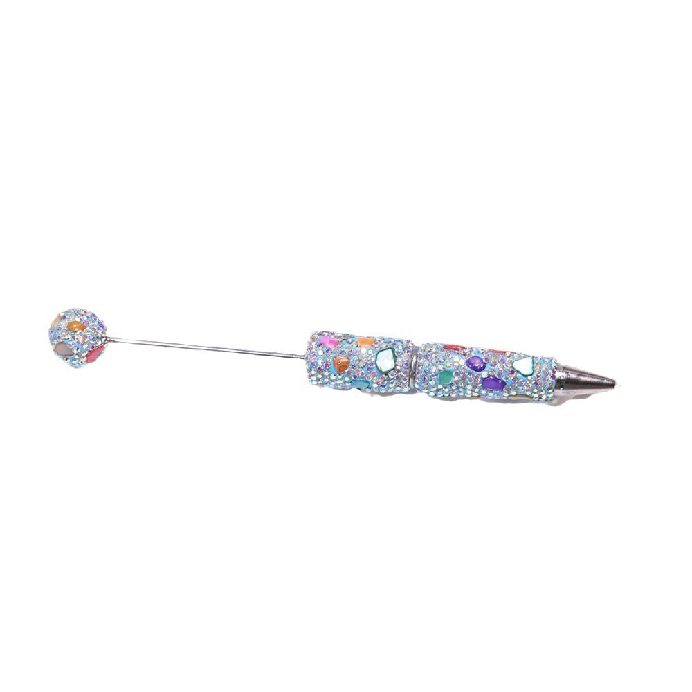 Wholesale Diamond-encrusted Heavy Industry Soft  Beadable Pens  DIY Beadable