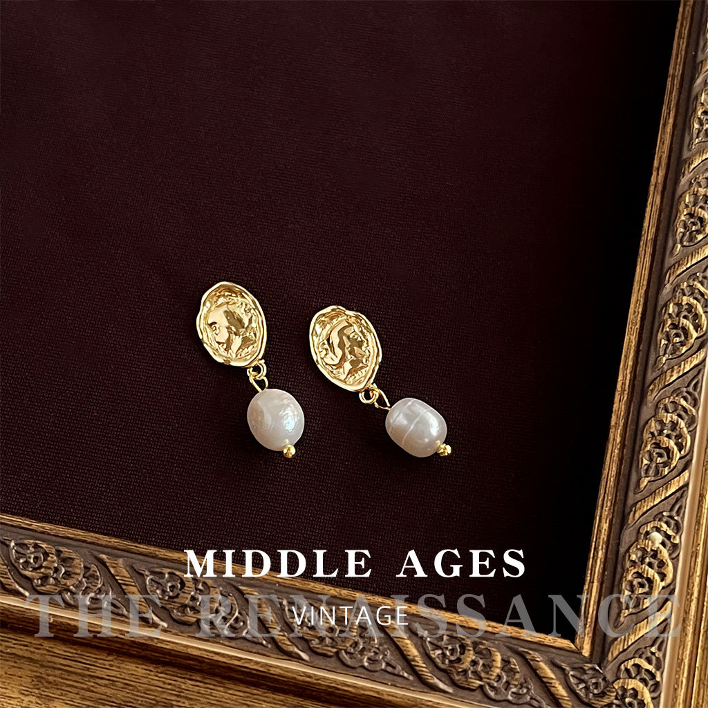 Wholesale Antique Baroque Freshwater Pearl Earrings