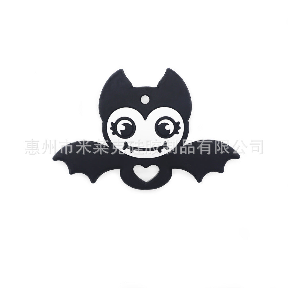 Wholesale Halloween Silicone Baby Cartoon Food Grade Teething Stick Chewable Glue