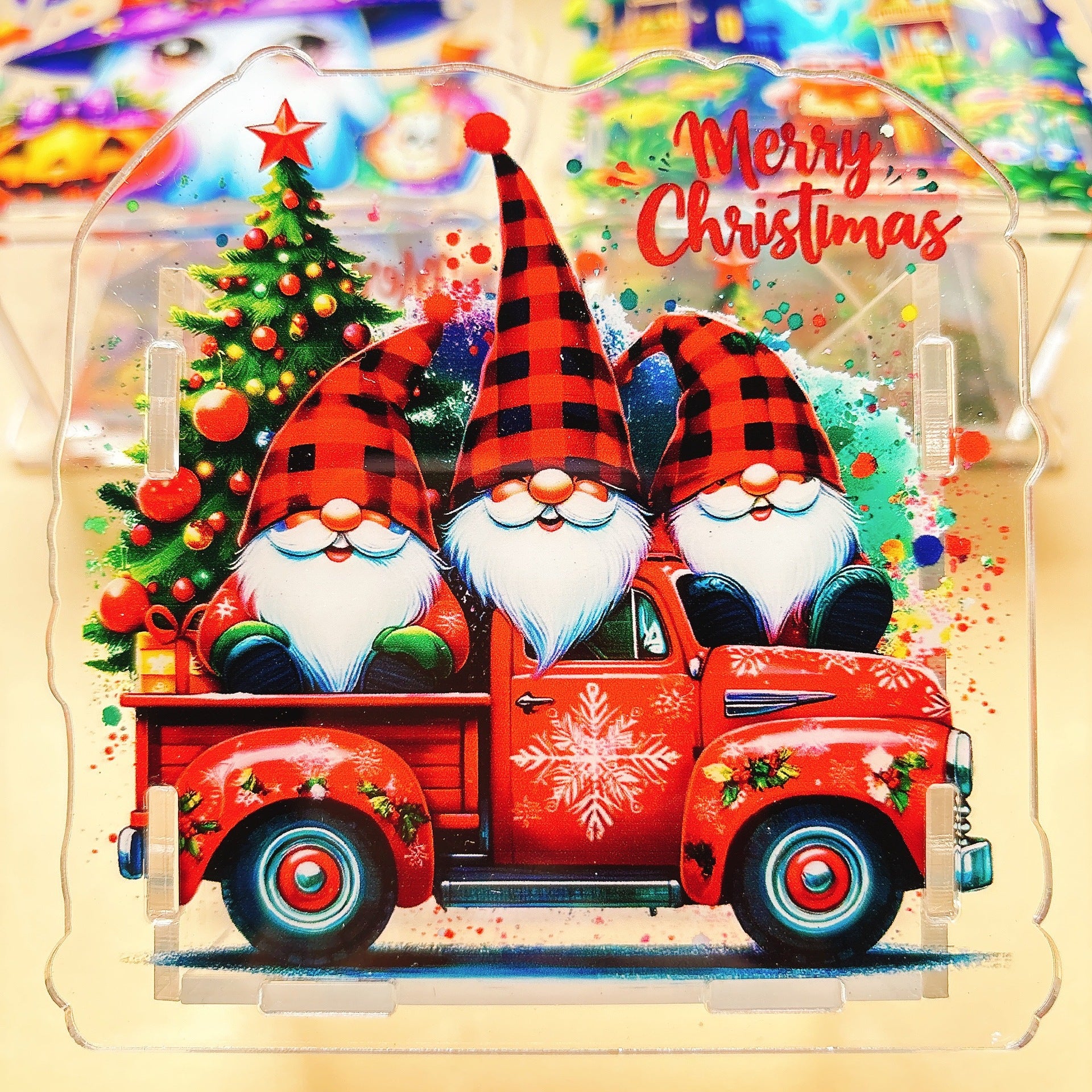 Wholesale  Acrylic Pen Holder Popular Pen Box Creative Gift Stationery Student 10cm