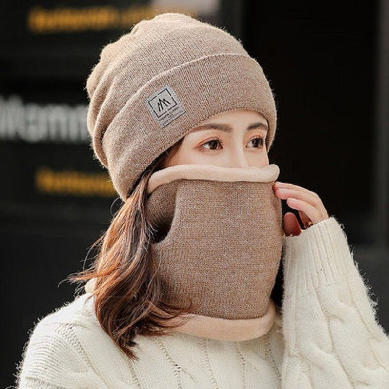 Wholesale Acrylic Plus Fleece Knitted Hat
