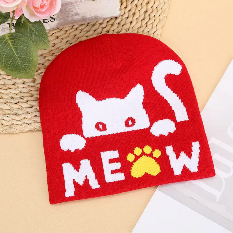 Wholesale Fashion Casual Warm Earmuff Knitted Hat