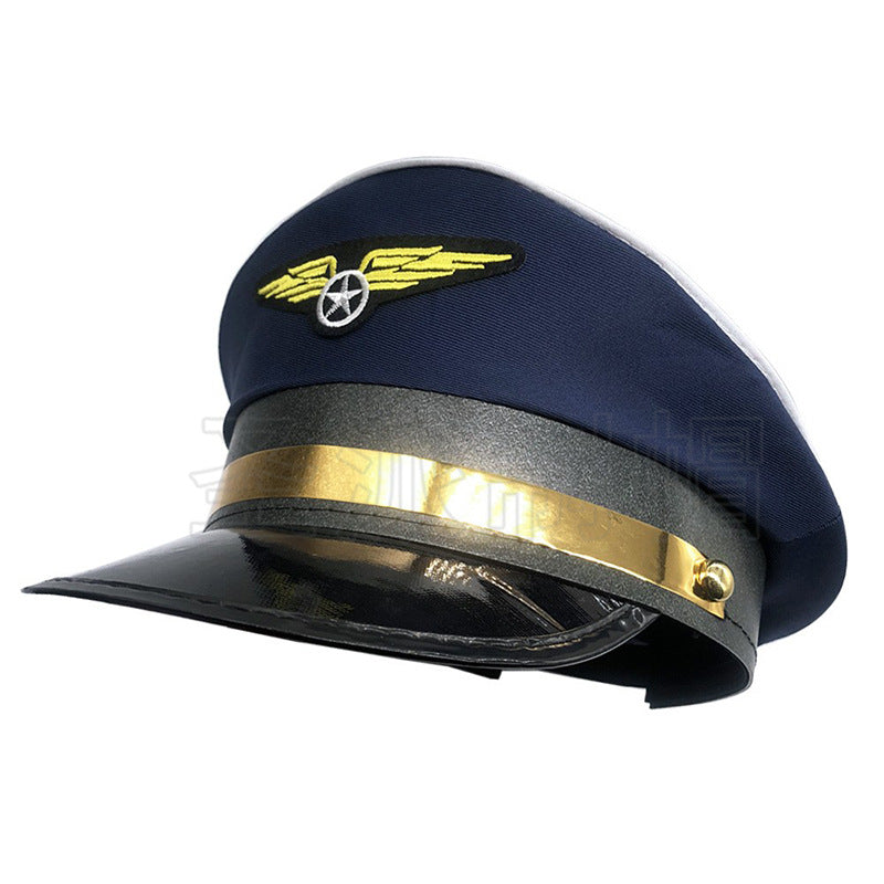 Wholesale Polyester Props Flight Cap Captain Cap