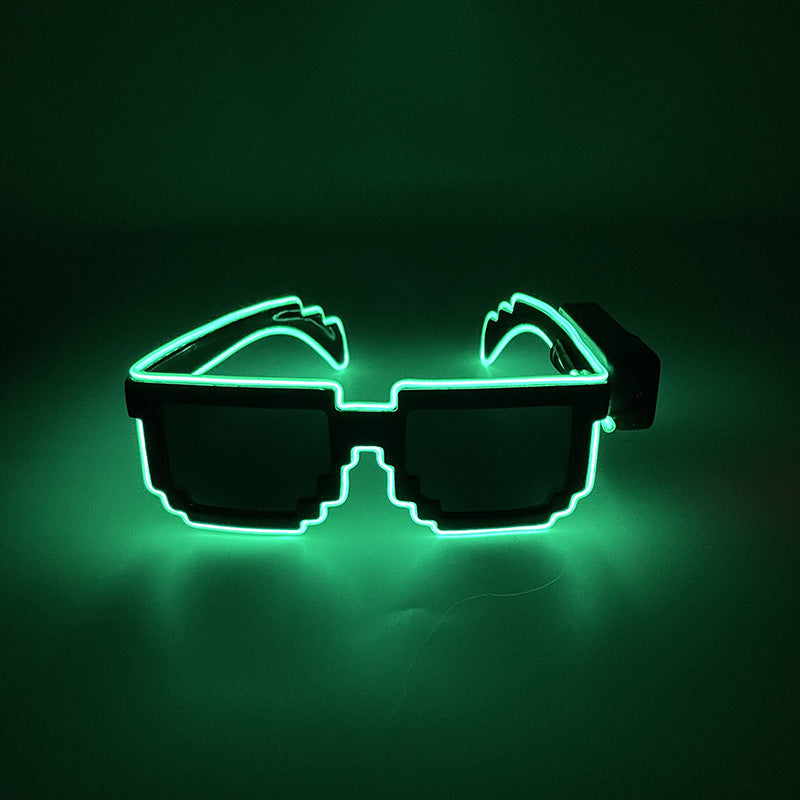 Wholesale Bar nightclub wireless luminous glasses sunglasses party LED disco atmosphere props