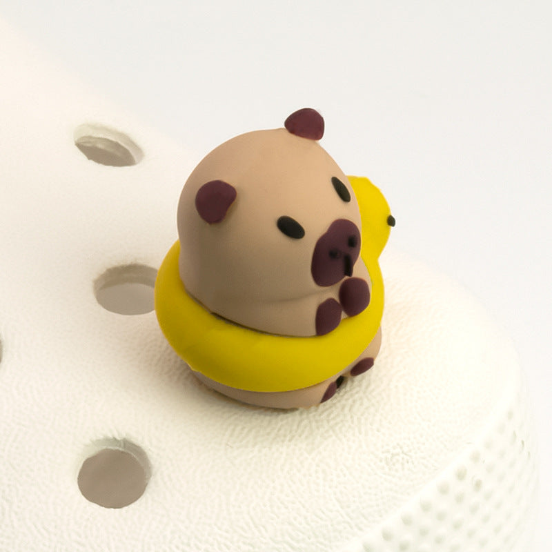 Wholesale 5pcs Cartoon 3D Garden Crocs Decorative Accessories