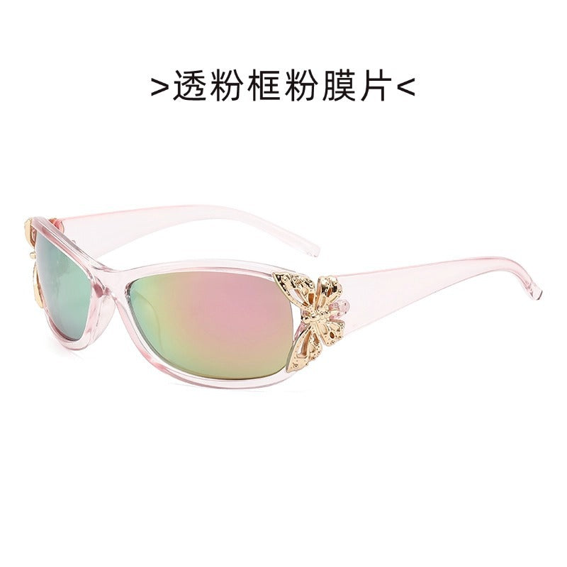 Wholesale Butterfly-decorated luxury sunglasses