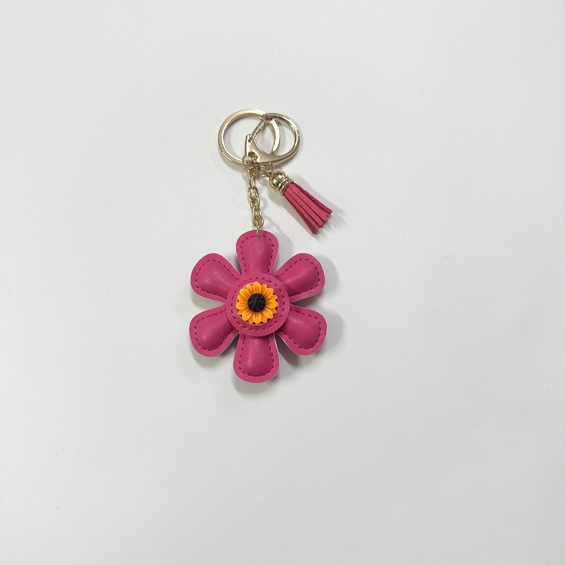 Wholesale Sunflower Cute Cartoon Keychain Personality Bag Pendant Key Chain Hanging