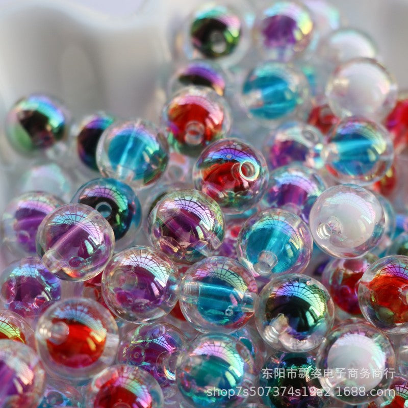 Cuentas de plástico/resina redondas de 200 piezas al por mayor